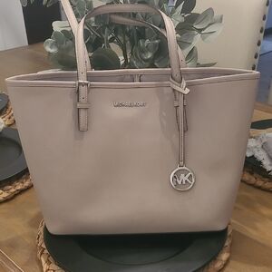 Michael Kors Beige Tote Bag